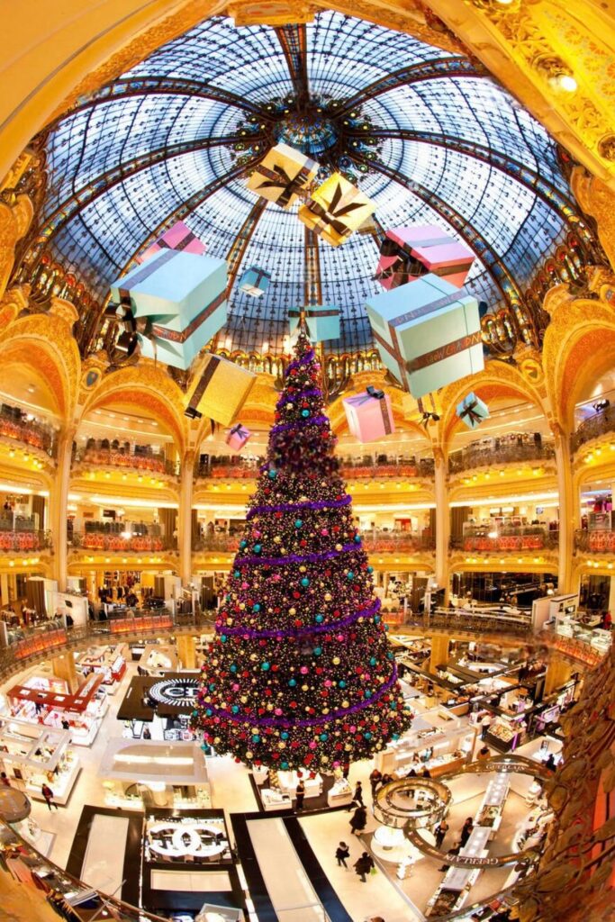 christmas decorations in paris