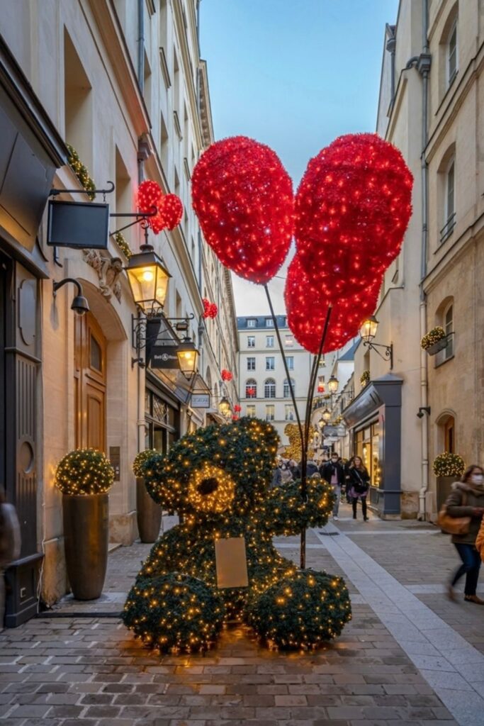 christmas decorations in paris