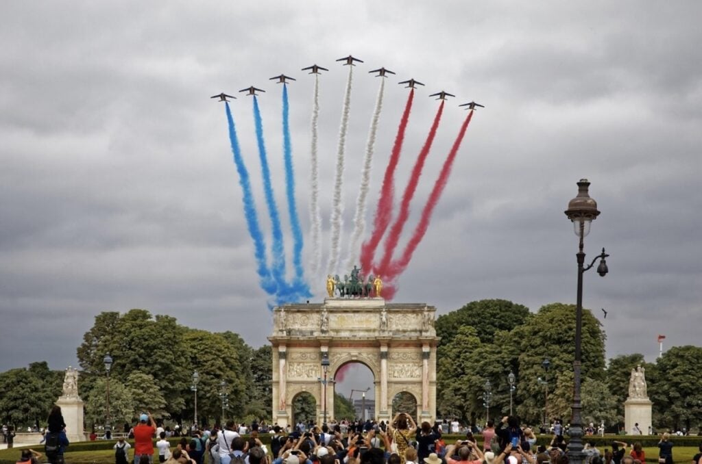 Bastille day in Paris