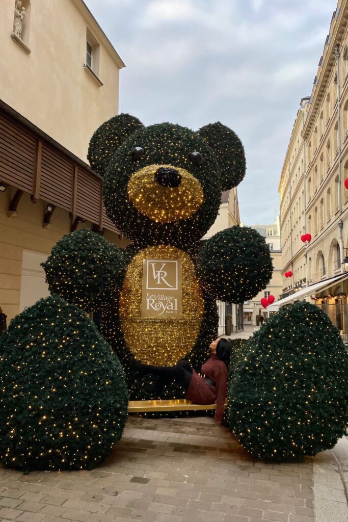 christmas decorations in paris