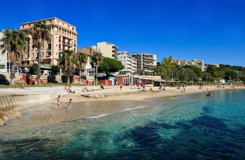 Relaxing on the sandy shores of Plage du Mourillon and swimming in its crystal-clear waters is one of the best things to do in Toulon.